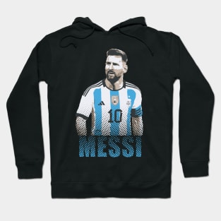 Messi Tribute - Lionel Soccer Player Goat Messi - Ronaldo Soccer Mbappe Messi Argentina Maradona Michael Jordan Inter Miami Ronaldinho Argentina Cristiano Ronaldo - 10 - Barcelona vs real Madrid - World Cup - Mundial de Futbol Hoodie